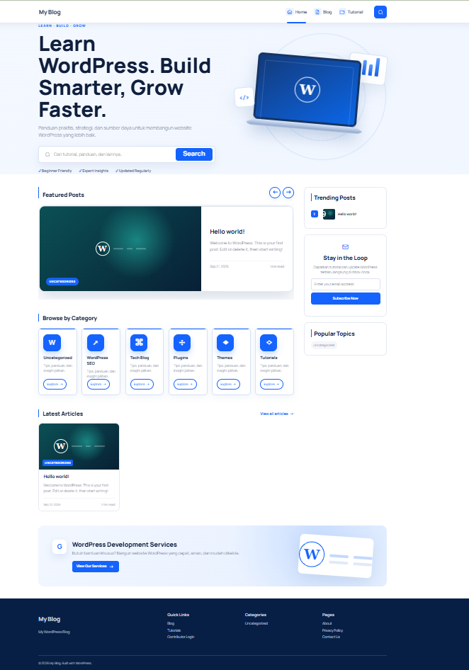 Plugin Gportal Wordpress Blog
